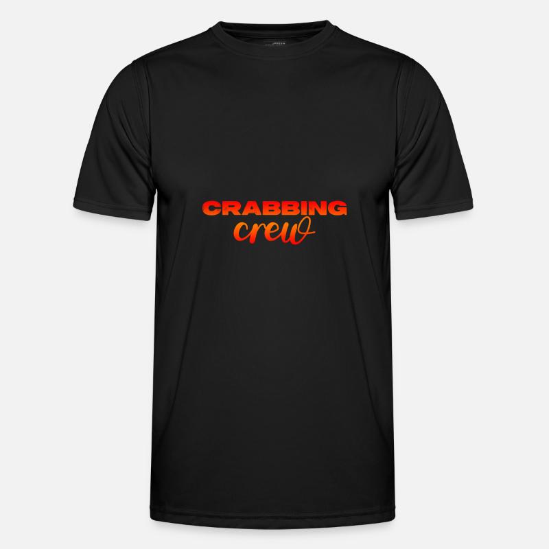 Crabbing Crew 3 - Men's Functional T-Shirt - black