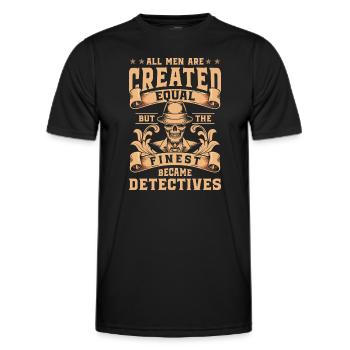Agent - T-shirt sport Homme - noir - Devant - AI Model Male 178 dark (178cm)