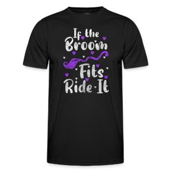 Hexen Walpurgisnacht Zaubern Wicca - Männer Funktions-T-Shirt - Schwarz - Vorne - AI Model Male 178 dark (178cm)