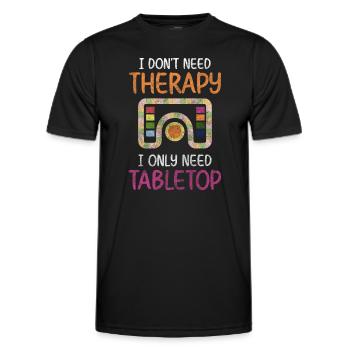 Spiele Brettspieler Spieler - Männer Funktions-T-Shirt - Schwarz - Vorne - AI Model Male 178 dark (178cm)