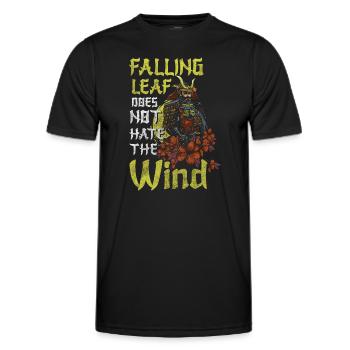 Kämpfer Kampfkunst - Männer Funktions-T-Shirt - Schwarz - Vorne - AI Model Male 178 dark (178cm)