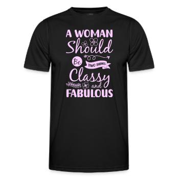 Shopping Individuell Lifestyle - Männer Funktions-T-Shirt - Schwarz - Vorne - AI Model Male 178 dark (178cm)