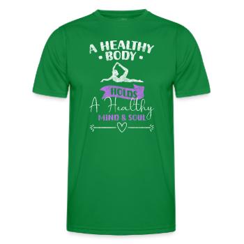 Spa Holiday Health Switch off - Men's Functional T-Shirt - kelly green - Front - AI Model Male 178 dark (178cm)