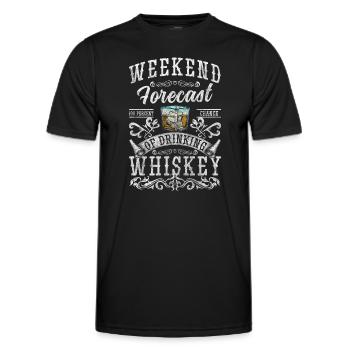 Rum Genuss Feiern Drink - Männer Funktions-T-Shirt - Schwarz - Vorne - AI Model Male 178 dark (178cm)