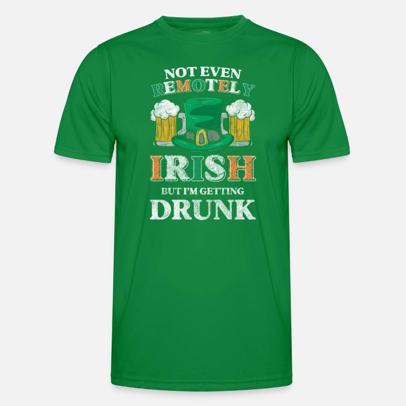 Pub Leprechaun Traveller Irish Men's Functional T-Shirt