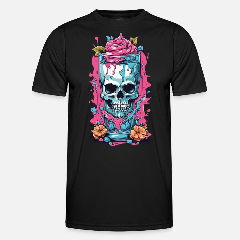 Goth Sundae Skull Weirdcore Pastel Gothic Men's Functional T-Shirt