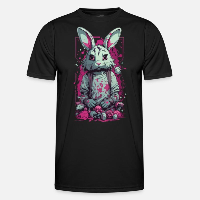 Gothic  Horror Splatter Art Men's Functional T-Shirt