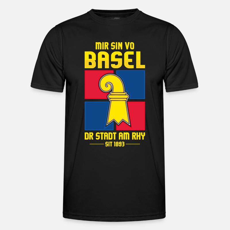 BASEL - Men's Functional T-Shirt - black