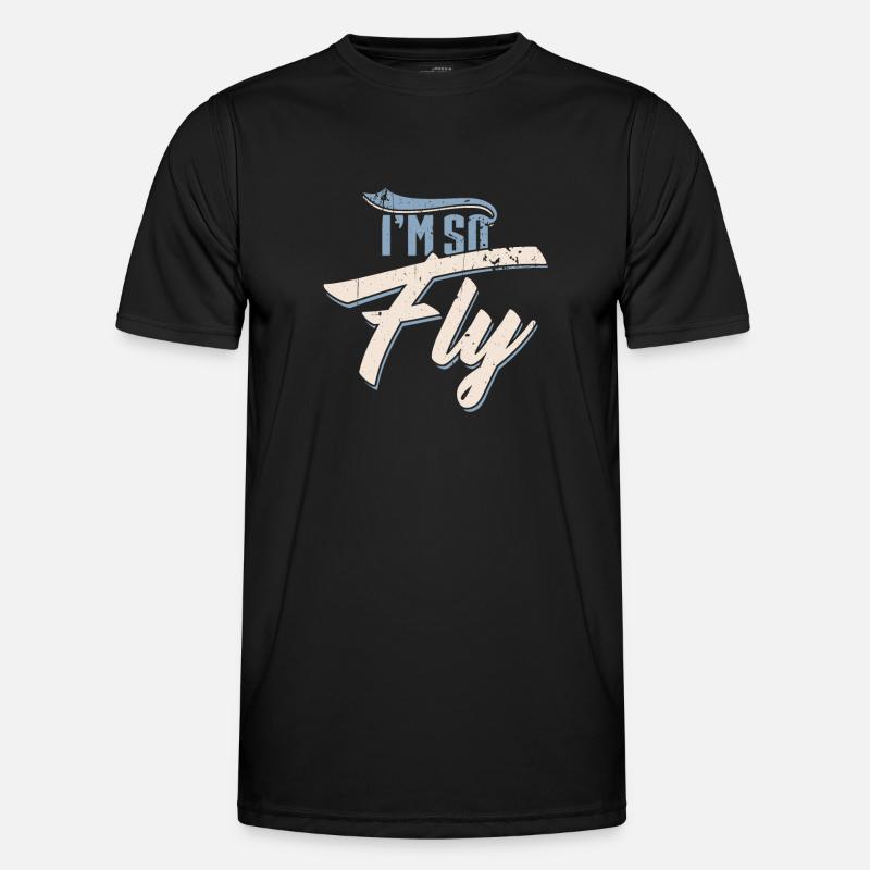 Airplane pilot vacation flying pilot - Men's Functional T-Shirt - black