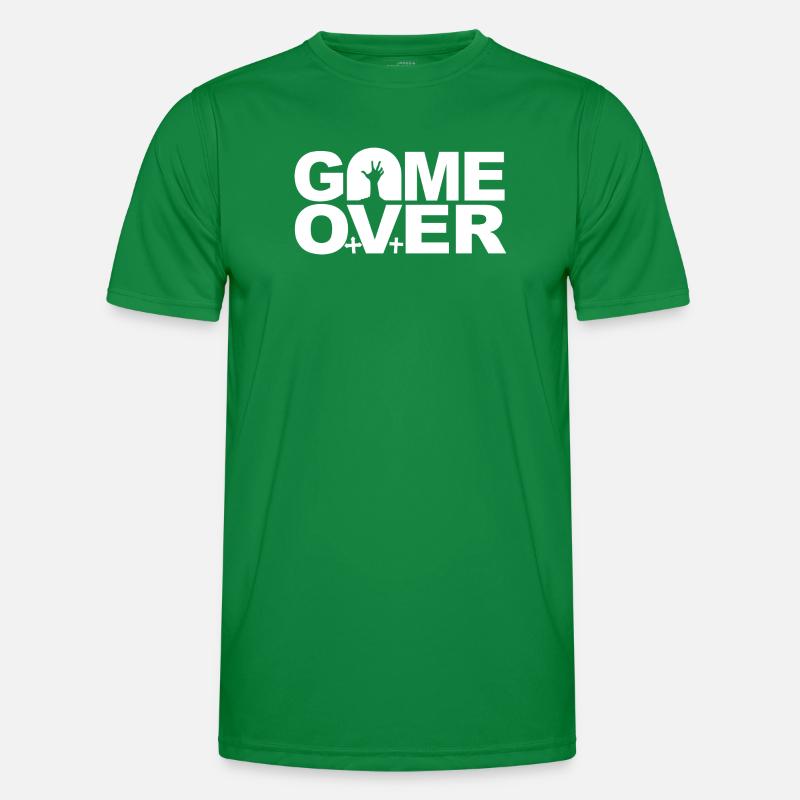 Game Over Männer Funktions-T-Shirt