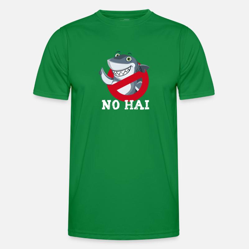No hai comic cute fish forbade shield wild the Men's Functional T-Shirt
