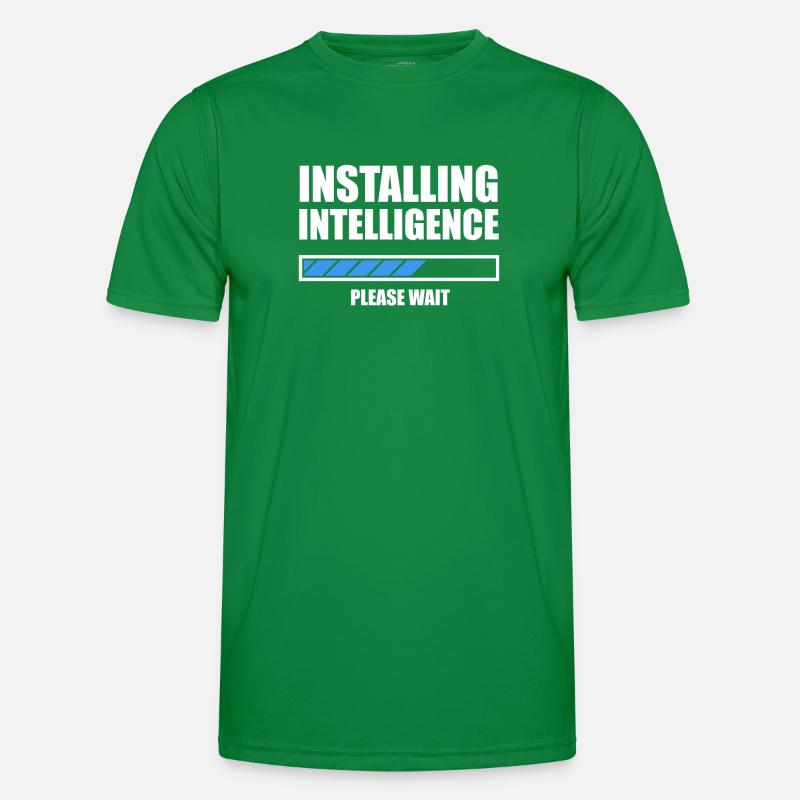 Installing Intelligence N Männer Funktions-T-Shirt