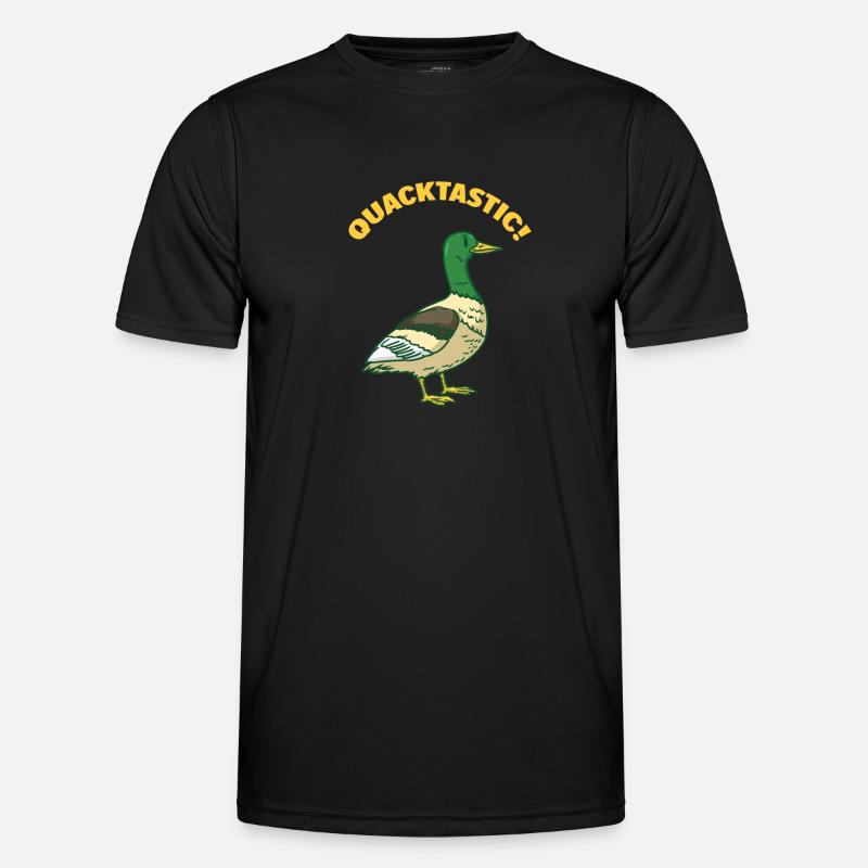 Quack - Quackastic! Duck - wild duck - Men's Functional T-Shirt - black