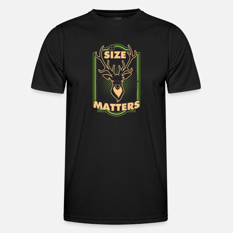 Size Matter - Men's Functional T-Shirt - black