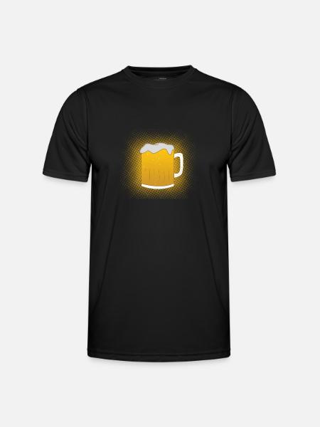 Beer mug of beer - Men's Functional T-Shirt - black