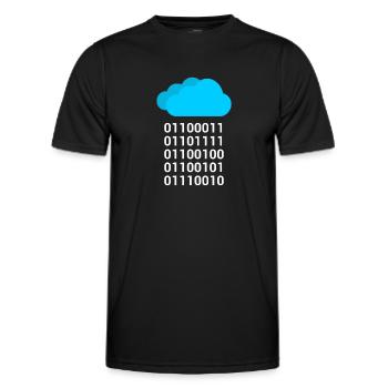 Informatik Geschenk - Männer Funktions-T-Shirt - Schwarz - Vorne - AI Model Male 178 dark (178cm)