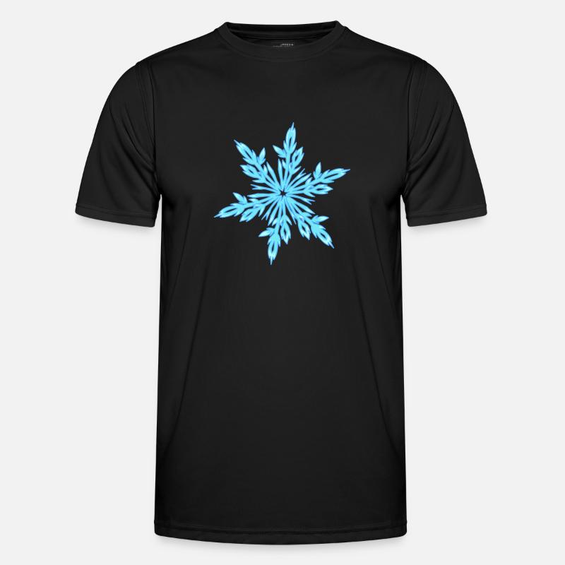 Cristal de glace T-shirt sport Homme