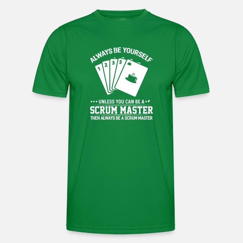 Scrum Master Agile Software Development Men's Functional T-Shirt