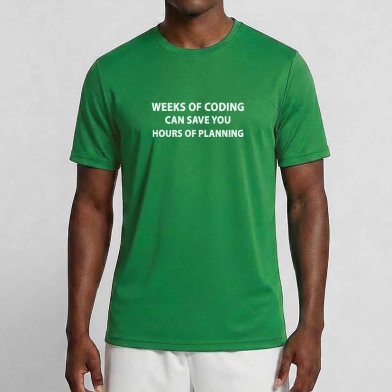 Programmeurs semaines De Coding T-shirt sport Homme