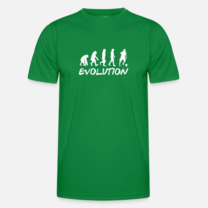Fußball Evolution Männer Funktions-T-Shirt