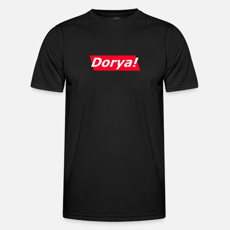 Dorya doriya doriyah uppercut - Men's Functional T-Shirt - black