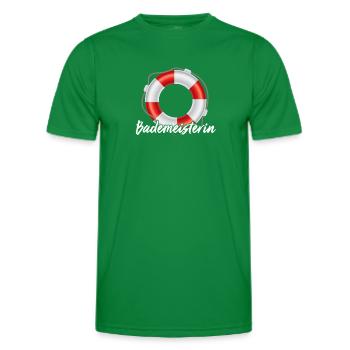 Lifeguard lifeguard - Men's Functional T-Shirt - kelly green - Front - AI Model Male 178 dark (178cm)