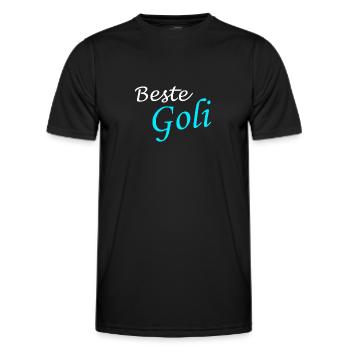 Beste Goli Firmgoli Geschenk Taufgoli - Männer Funktions-T-Shirt - Schwarz - Vorne - AI Model Male 178 dark (178cm)