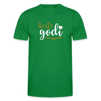 Meilleure Idée de cadeau Godi Firmgodi Baufgodi - T-shirt sport Homme - vert - Devant - AI Model Male 178 dark (178cm)