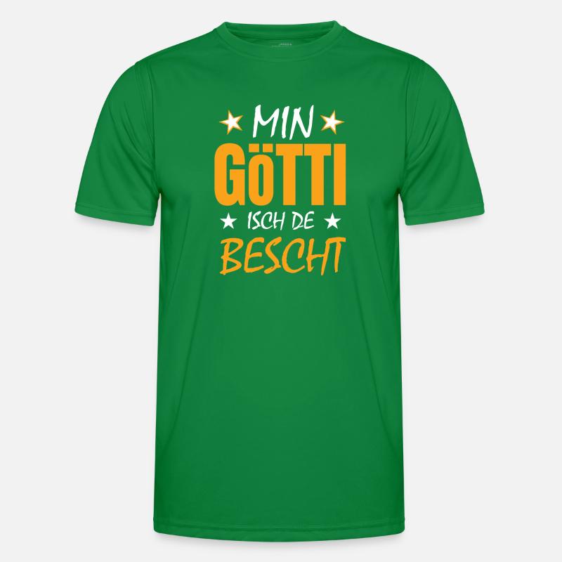 Götti Geschenkidee Taufgötti Taufpate Götti Männer Funktions-T-Shirt