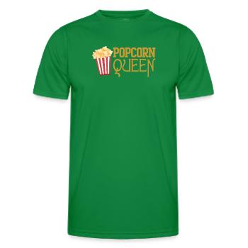 Good To Hear For Being Called Poppin' Popcorn Quee - Men's Functional T-Shirt - kelly green - Front - AI Model Male 178 dark (178cm)