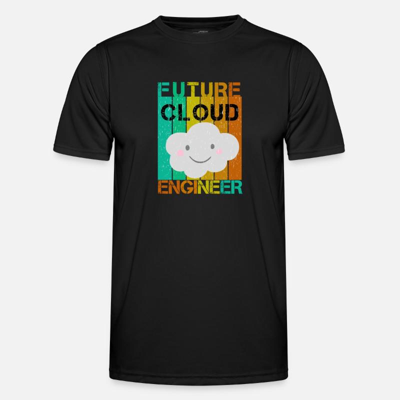 FUTURE CLOUD ENGINEER - Men's Functional T-Shirt - black