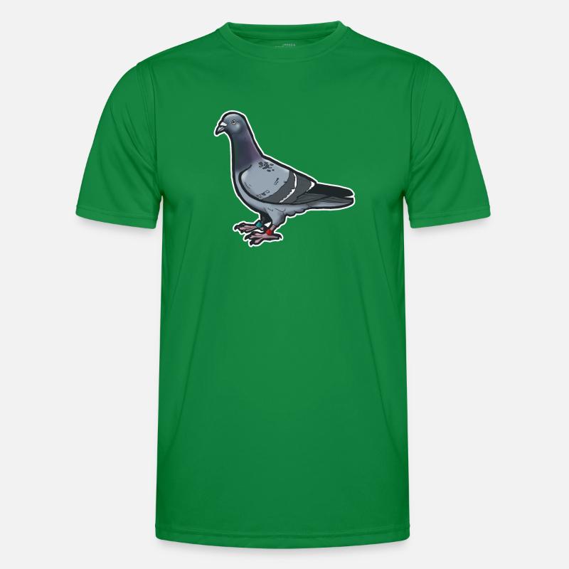 Comic Lustige Taube Vogel Geschenkidee Brieftaube Männer Funktions-T-Shirt