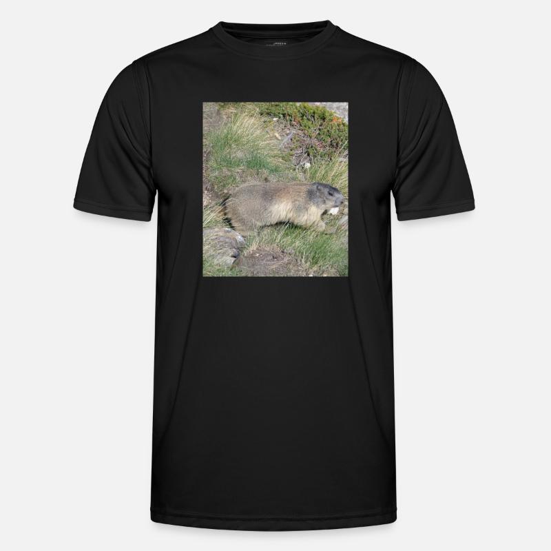 Murmeltier Männer Funktions-T-Shirt