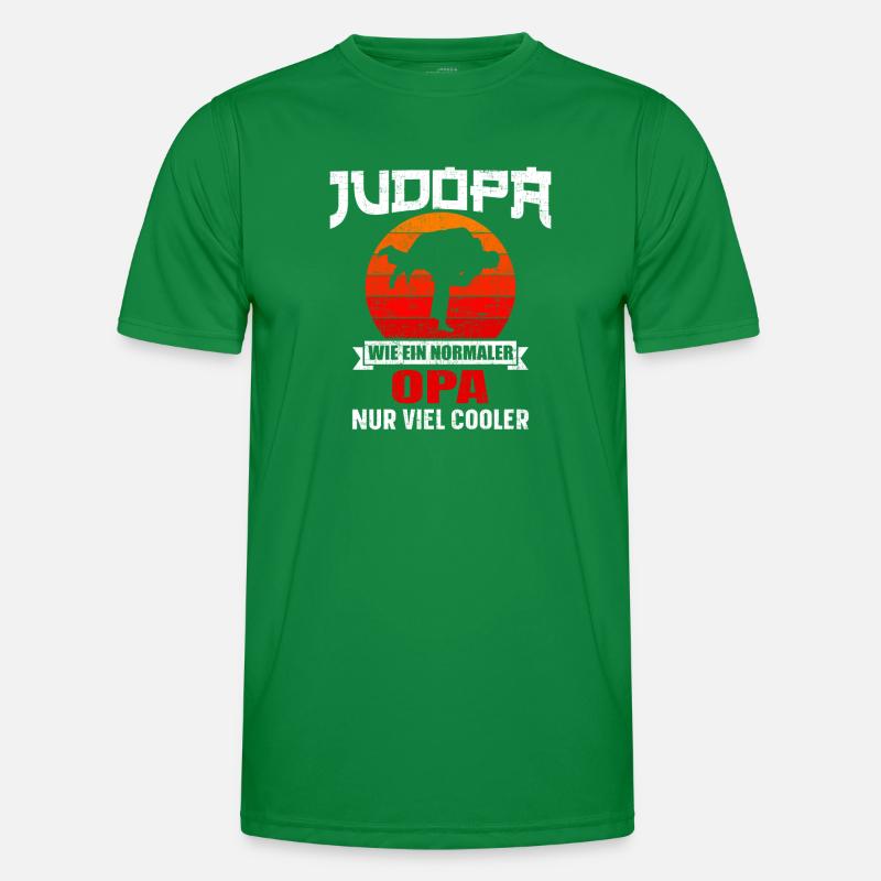 Judo Opa Spruch Männer Funktions-T-Shirt