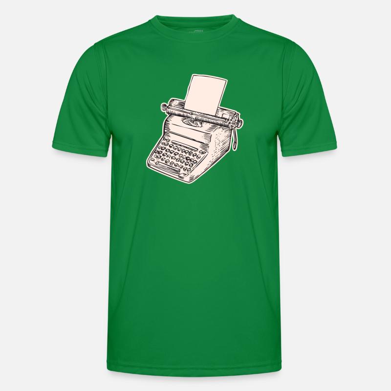 vintage typist, typewriter Men's Functional T-Shirt