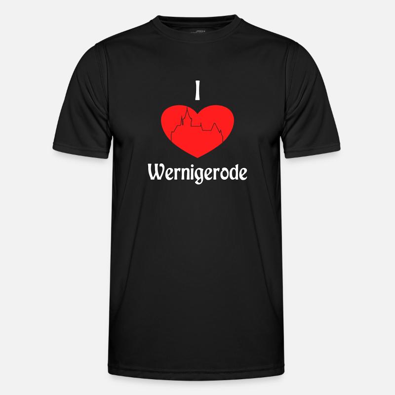 I Herz Wernigerode Männer Funktions-T-Shirt