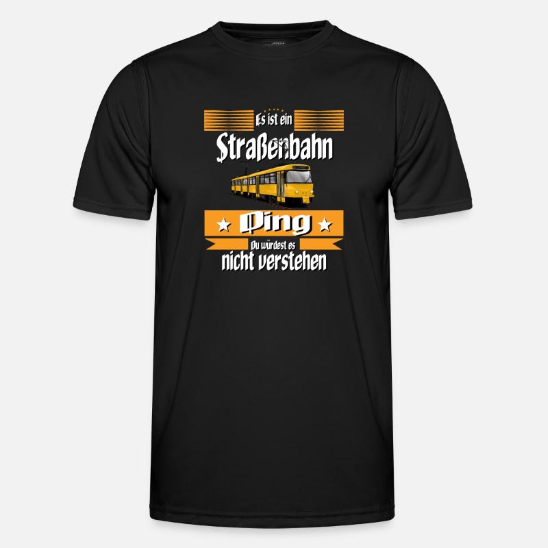 Das Ist Ein Straßenbahn Ding Straßenbahn Geschenk Männer Funktions-T-Shirt