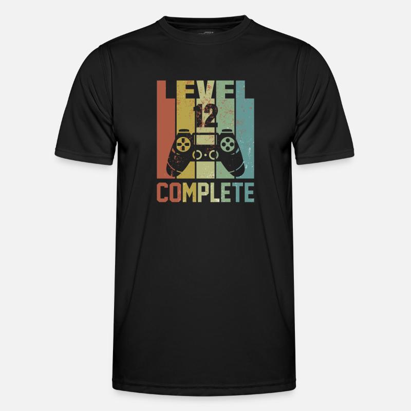 Level 12 Complete Geburtstagsshirt Jugend Geschenk Männer Funktions-T-Shirt