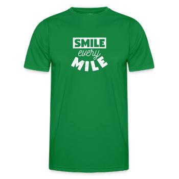 Lustig Laufen Liebhaber Läufer Meilen Läufer - Männer Funktions-T-Shirt - Kelly Green - Vorne - AI Model Male 178 dark (178cm)