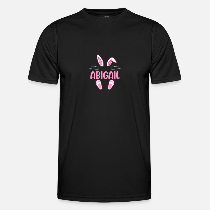 ABIGAIL Easter - Männer Funktions-T-Shirt - Schwarz
