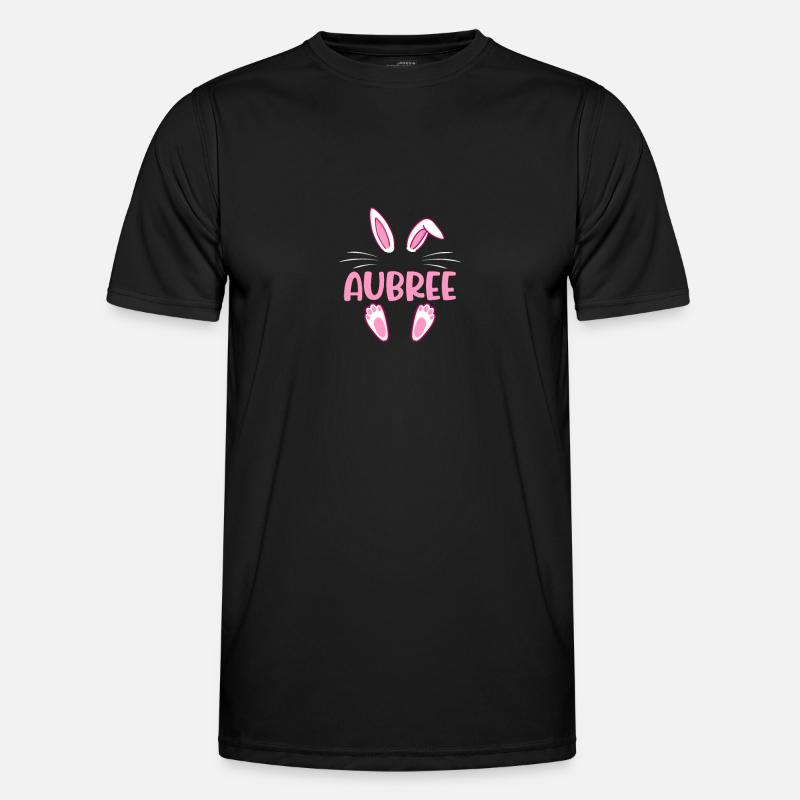 AUBREE Easter - Männer Funktions-T-Shirt - Schwarz