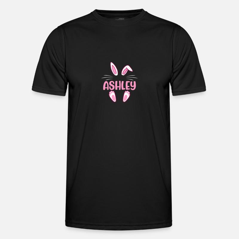 ASHLEY Easter - Männer Funktions-T-Shirt - Schwarz