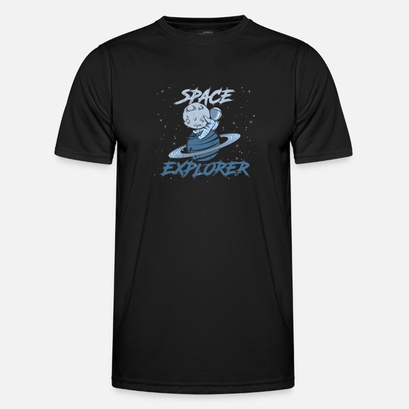Astronaut Space Explorer Männer Funktions-T-Shirt
