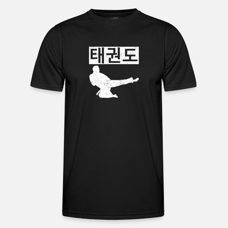Tae Kwon Do Symbol Training Taekwondo Korean - Men's Functional T-Shirt - black
