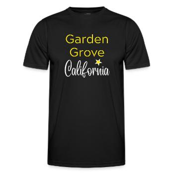Garden Grove California - T-shirt sport Homme - noir - Devant - AI Model Male 178 dark (178cm)