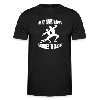 Ballett Tänzerin Ballerina Tanzkurs Geschenk Tanz - Männer Funktions-T-Shirt - Schwarz - Vorne - AI Model Male 178 dark (178cm)