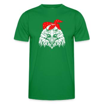 Eagle - Men's Functional T-Shirt - kelly green - Front - AI Model Male 178 dark (178cm)