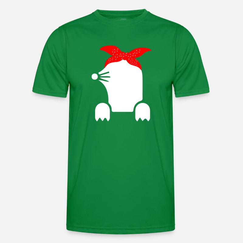 Der Maulwurf Männer Funktions-T-Shirt