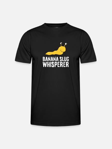 Banana Slug Whisperer - Men's Functional T-Shirt - black