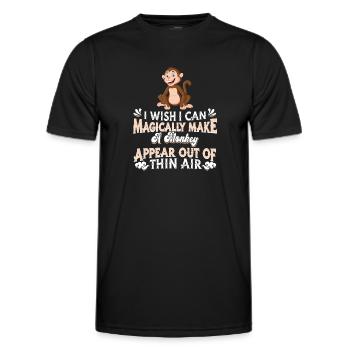 Monkey - Men's Functional T-Shirt - black - Front - AI Model Male 178 dark (178cm)